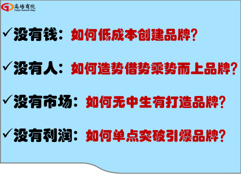 商界精英實戰贏利系統之品牌系統核心課程《企業品牌管理》