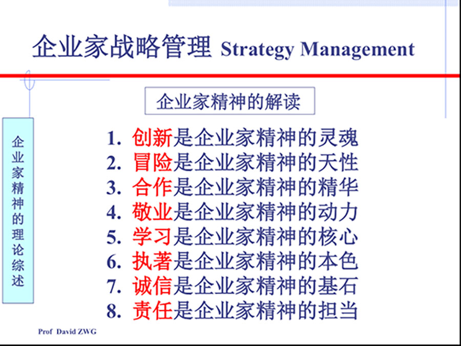 商界精英實戰贏利系統之戰略系統核心課程《企業家戰略管理》